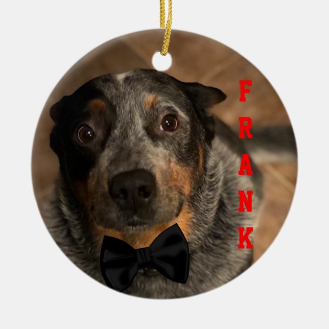 Custom Bandit Ceramic Tree Decoration (Front)