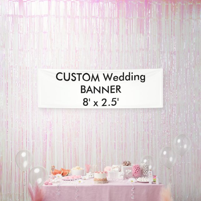 Custom Banner 8' x 2.5' (Party)