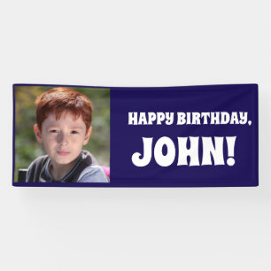 CUSTOM BANNER CUSTOM PHOTO BIRTHDAY PARTY