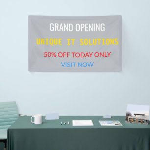 Custom Banner Personalised Vinyl Banner Sign