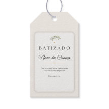 Custom Baptism Favor Label