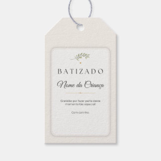 Custom Baptism Favor Label