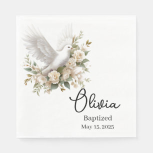 Custom Baptism Napkin