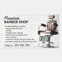 Custom Barber Logo Custom Typography Classic