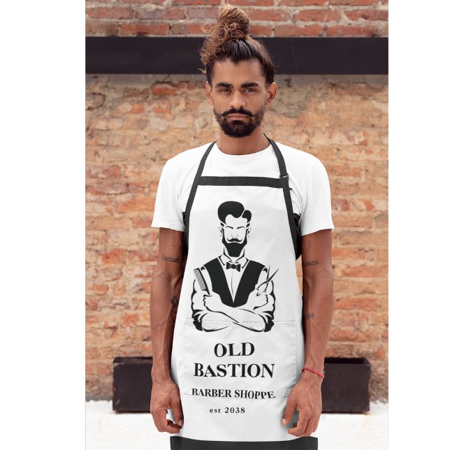 Custom Barber Shop Apron (Creator Uploaded)