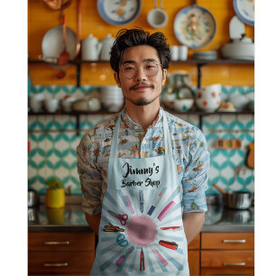 Custom Barber Shop  Apron