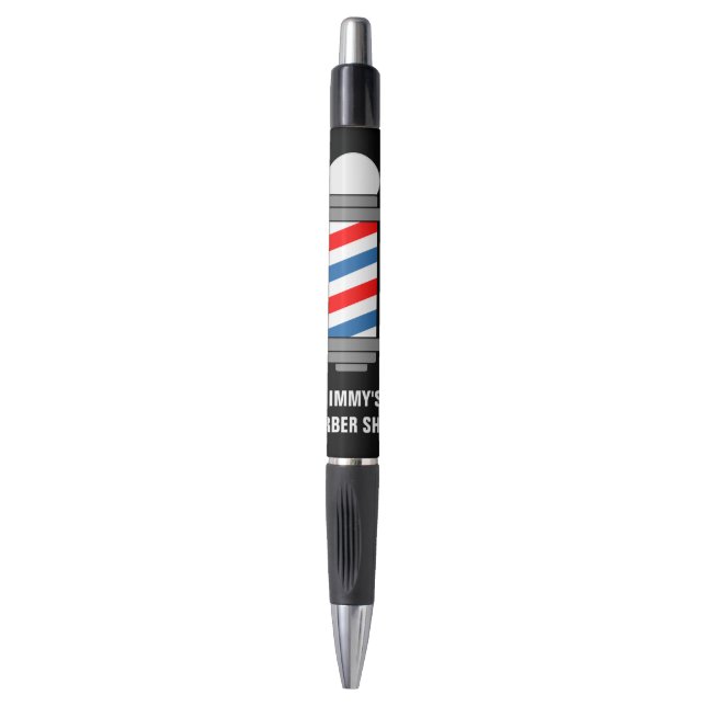 Custom barber shop pole pens for hair stylist (Front Vertical)
