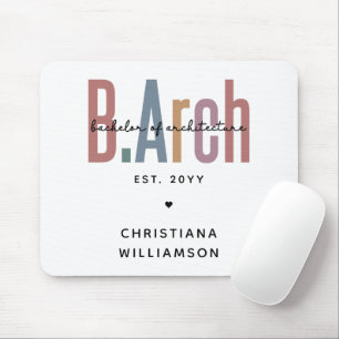 Custom BArch Bachelor of Architecture Graduation Mouse Mat