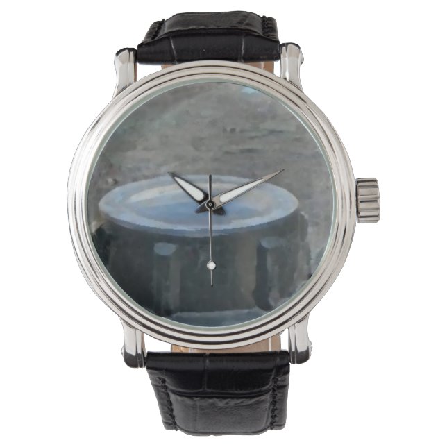 Custom Barrel Retro Watch (Front)