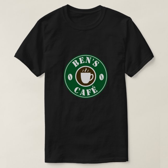 Custom barrista t shirts for cafe or coffee lover (Design Front)