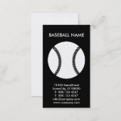 custom baseball business business card (Front/Back)