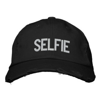 Custom Baseball Cap-SELFIE Embroidered Hat