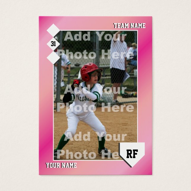 Custom Baseball Card (Front)