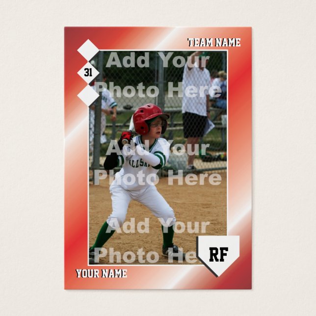 Custom Baseball Card (Front)