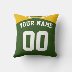 Custom Baseball Jersey Name & Number Pillow