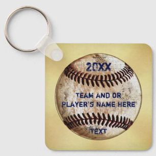 Custom Baseball Keychains, Baseball Party Favours, Key Ring