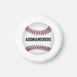 Custom Baseball Magnet