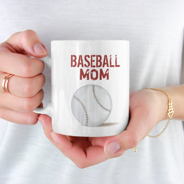 Custom Baseball Mum Personalised Player Number Mug (Creator Uploaded)