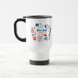 Custom Baseball Mum Proud Softball Mama Game Day Travel Mug