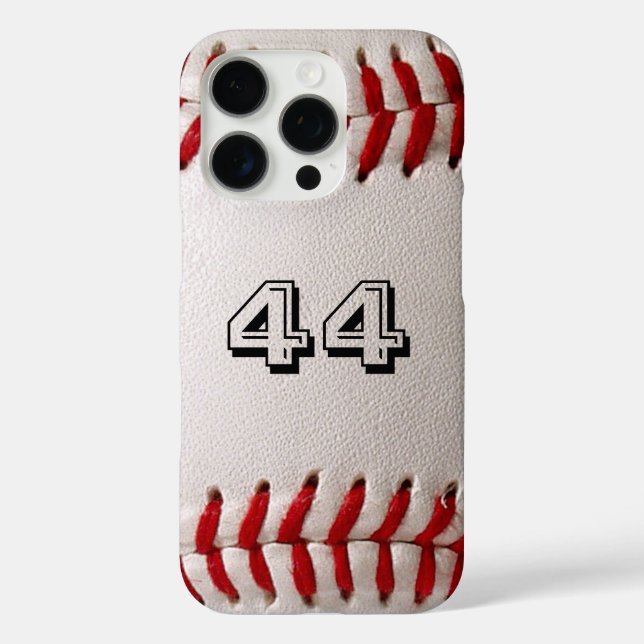 Custom Baseball Number Art – High-Def Sports Photo Case-Mate iPhone Case (Back)