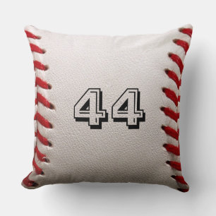 Custom Baseball Number Art – High-Def Sports Photo Cushion