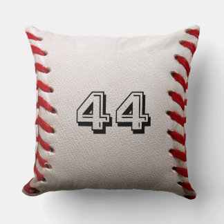 Custom Baseball Number Art – High-Def Sports Photo Cushion