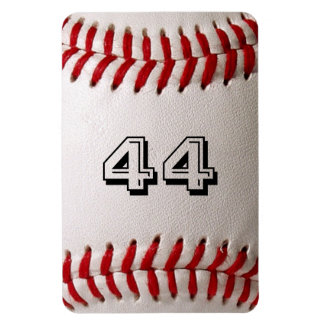 Custom Baseball Number Art – High-Def Sports Photo Magnet