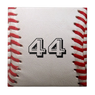 Custom Baseball Number Art – High-Def Sports Photo Tile