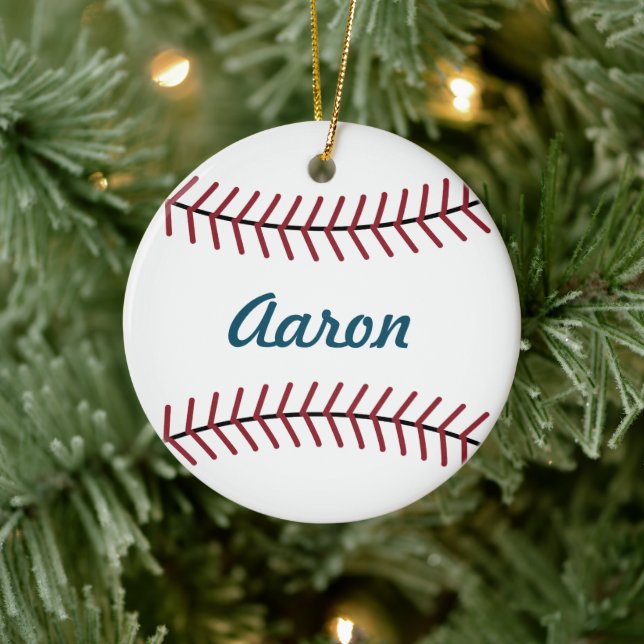 Custom Baseball Ornament (Tree)