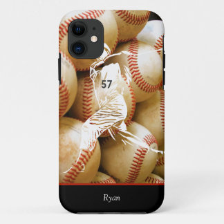 Custom Baseball Player iPhone Case
