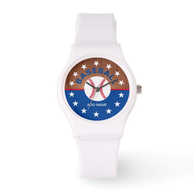 Custom Baseball Sports Women Watch (Front)