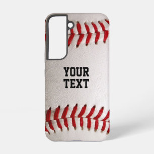 Custom Baseball Stitches & Leather Sports Graphic Samsung Galaxy Case