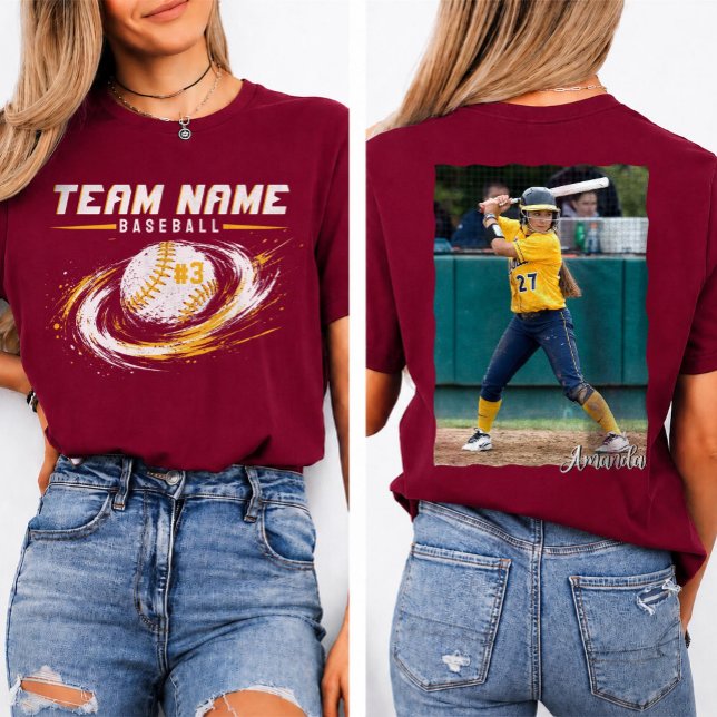 Custom Baseball Team Fan Apparel T-Shirt (Creator Uploaded)