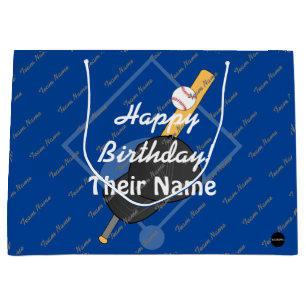 Custom Baseball Theme Gift Bag HAMbyWG