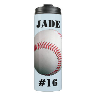 Custom Baseball Thermal Tumbler