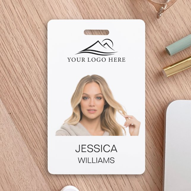 Custom Basic Corporate Employee Photo ID Card ID Badge (Creator Uploaded)