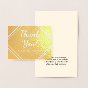 Custom & Basic "Thank You!" Card