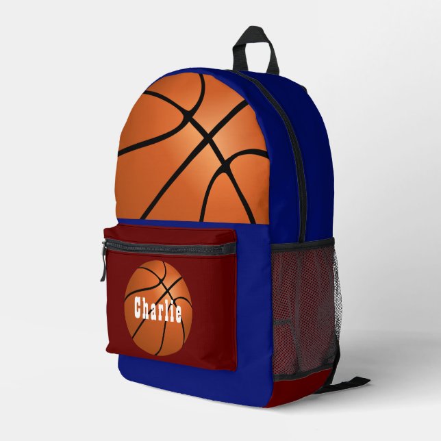 CUSTOM BASKETBALL BAG SPORTS (Back Corner Right)