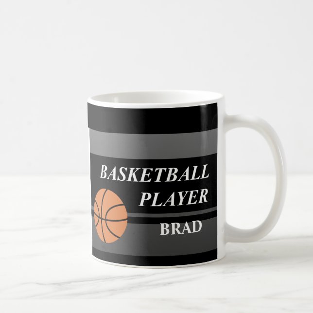 Custom Basketball Coffee Mugs (Right)
