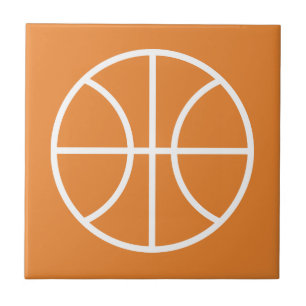 Custom basketball logo tile