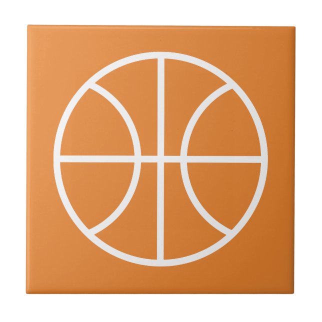 Custom basketball logo tile (Front)