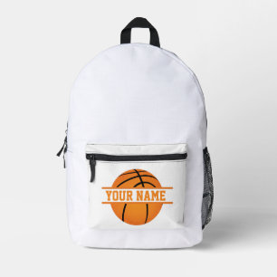 Custom Basketball Printed Backpack