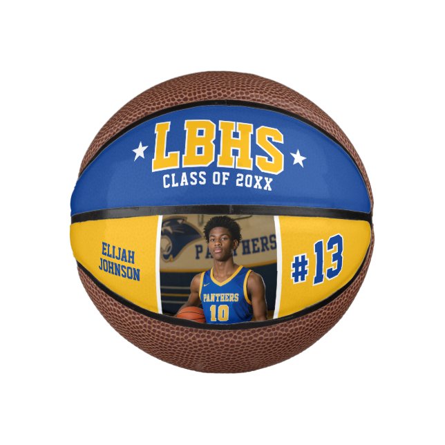 Custom Basketball Senior Gift with Photo, Keepsake (Front)