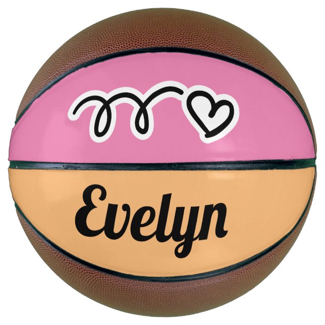 Custom basketball sports Birthday gift for girl (Front)