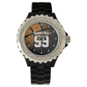 Custom basketball sports jersey number watch