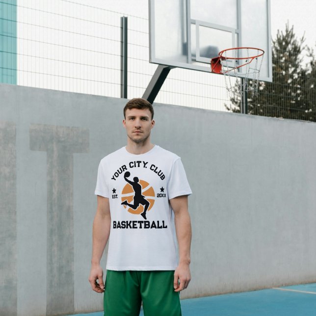 Custom Basketball Team Player Shirt Gift (Custom Basketball Team Shirt with Player Name & Logo)