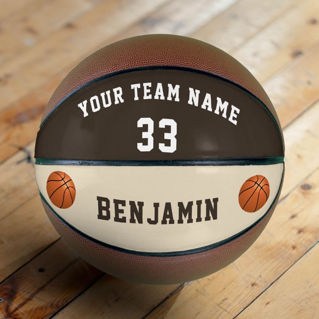 Custom Basketball with Name Number Kids (Creator Uploaded)