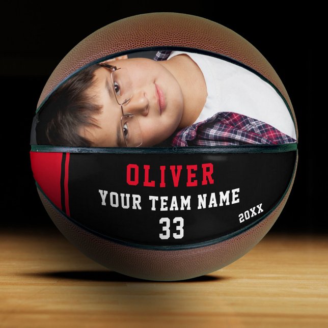 Custom Basketball with Name, Number, Team, Photo (Creator Uploaded)