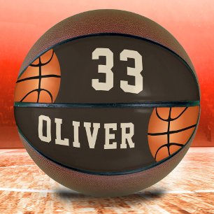 Custom Basketball with Player's Name and Number