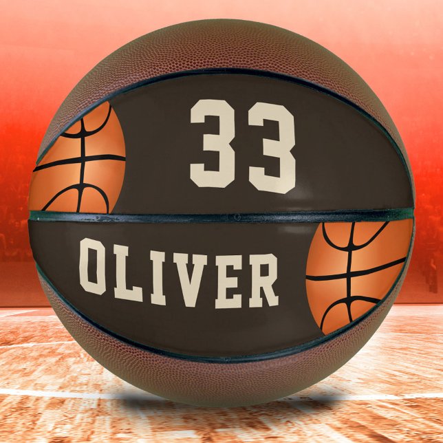 Custom Basketball with Player's Name and Number (Creator Uploaded)